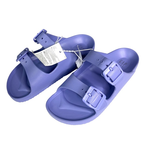 Gap Kids Little Girls EVA Buckle Sandals Size  12/13 Warm Violet - Picture 4 of 10